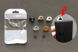510 ss-28 (kit version) black inside, Cyber v2 tips