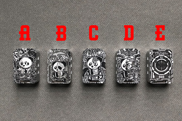 Engraved PRC Boro tank(Aluminum)